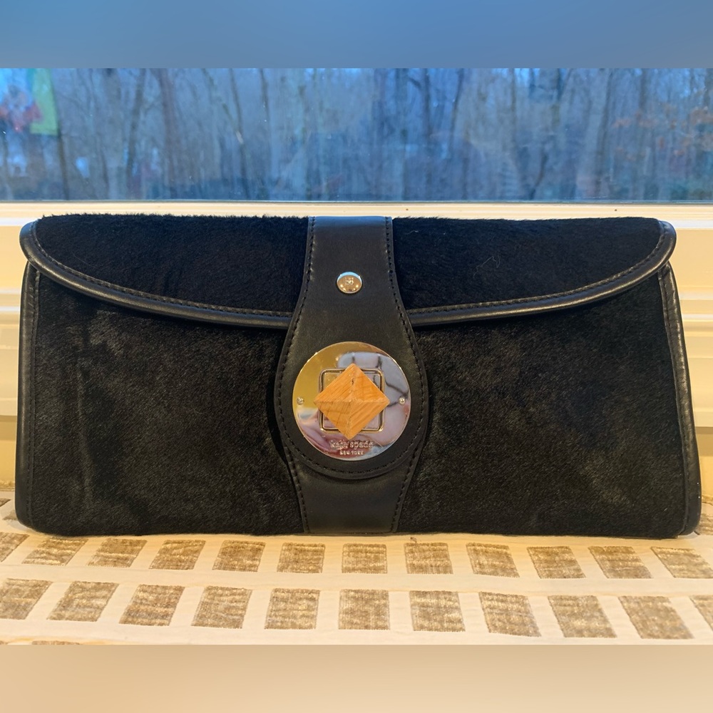 Kate Spade black clutch